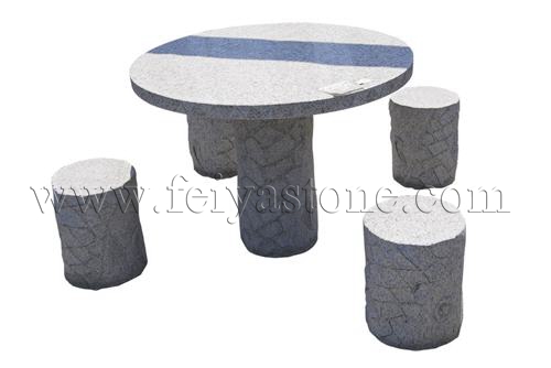 Granite Table and Benches