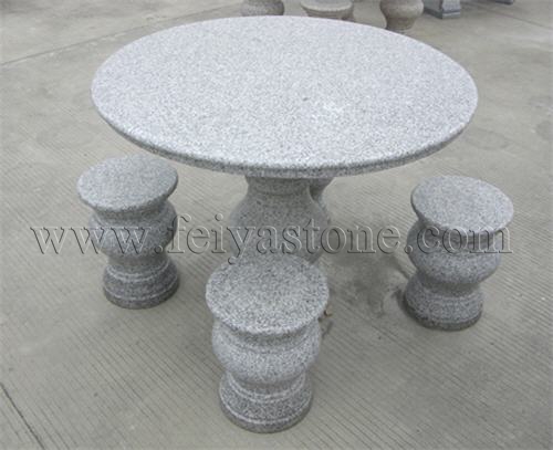 Granite Table and Benches