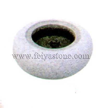 natural stone flowerpot
