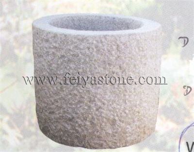 natural stone flowerpot