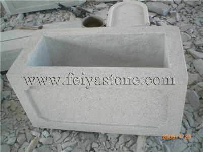 natural stone flowerpot