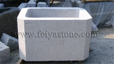 natural stone flowerpot