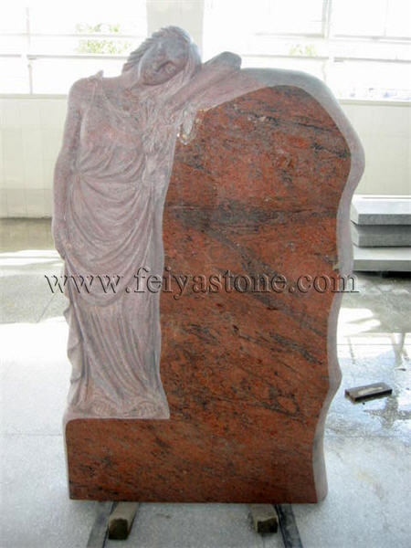 Granite angel carving monument stones